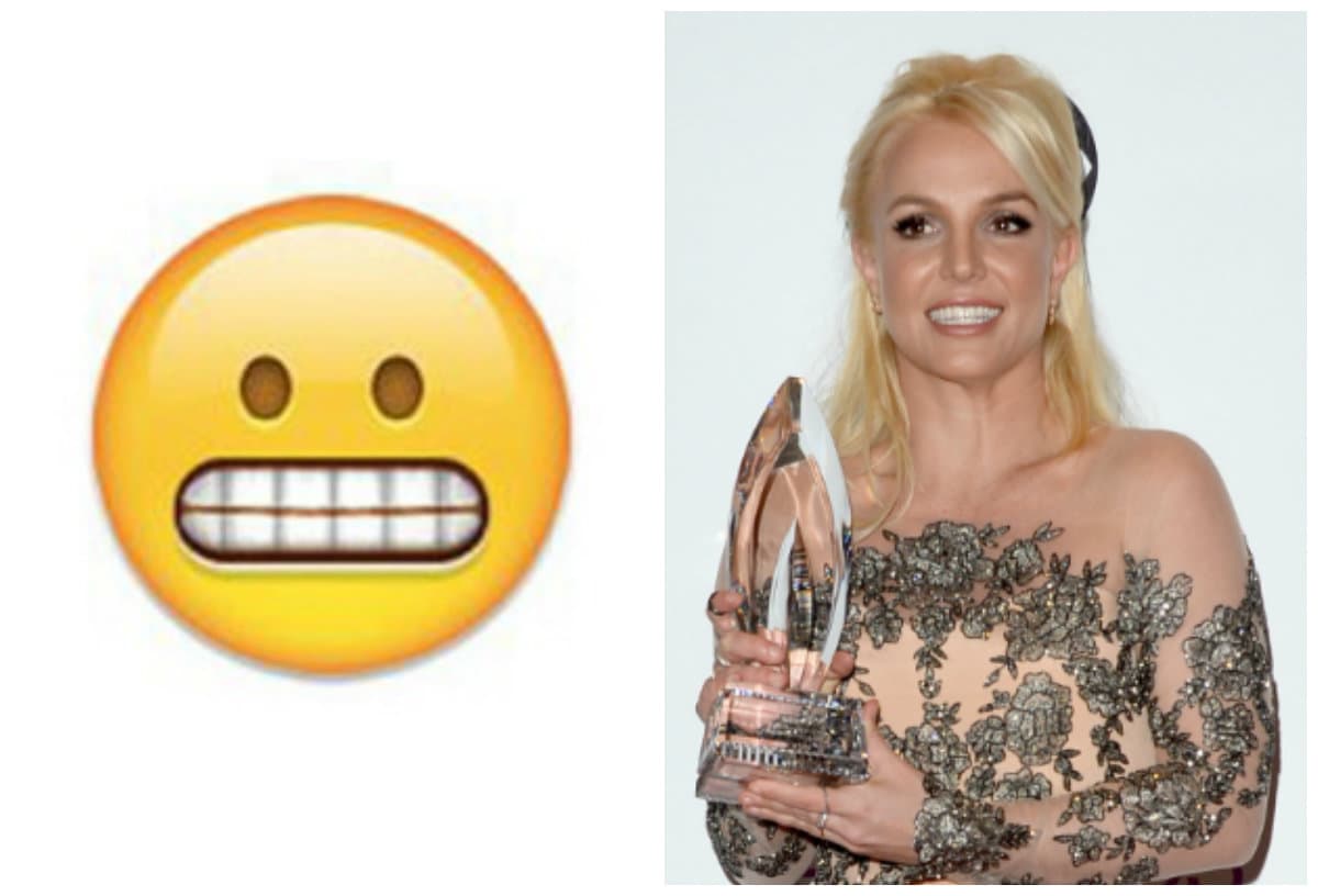 ¡Qué blancos los dientitos de Britney Spears!