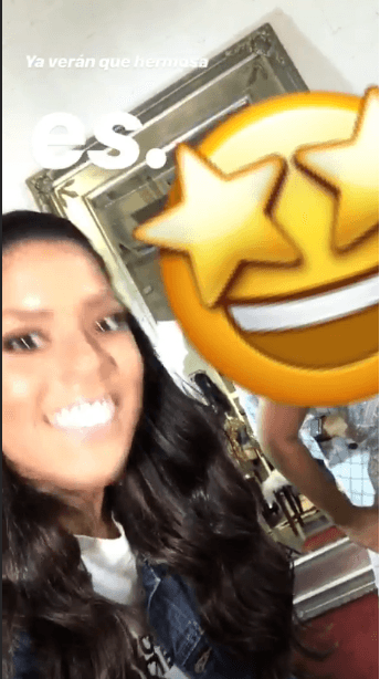 Francisca mantuvo oculta la transformación que estaba teniendo su invitada especial para sorprender a su público en la alfombra.
<br>