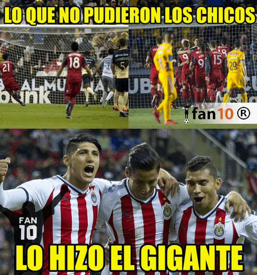 El triunfo de Chivas en el juego de ida de la final contra Toronto en la Liga de Campones de Concacaf dio para el humor de los usuarios en las redes sociales.