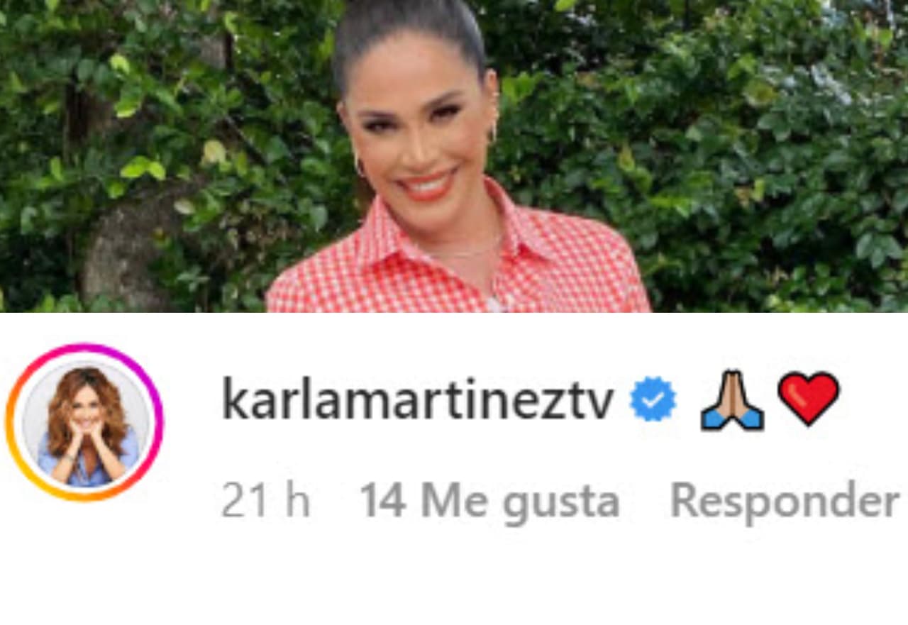 Karla Martínez hizo lo mismo.
<br>