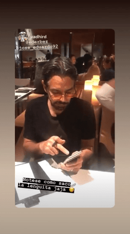 En una de las últimas publicaciones de Vadhir, pudimos ver a Eugenio y a José Eduardo disfrutar de una noche de hombres.