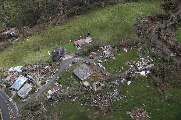 Otras zonas devastadas en Corozal.
