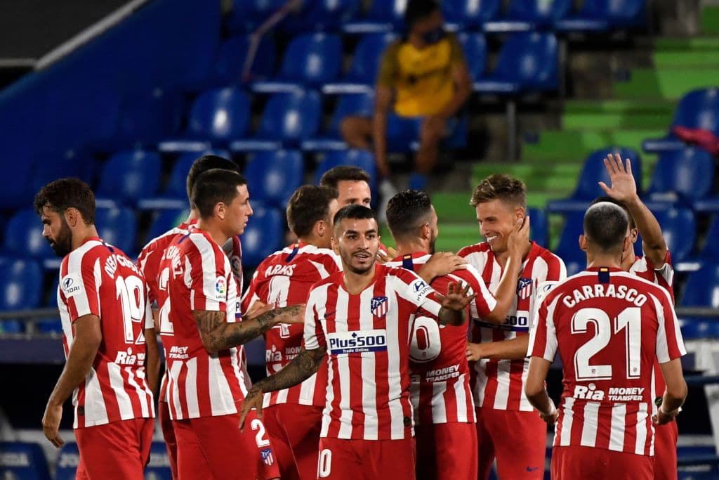 Atlético de Madrid camina tranquilamente a la victoria sobre el Getafe con goles de Mracos Llorente y Thomas Partey.