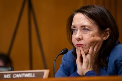 La senadora Maria Cantwell cerrará temporalmente sus oficinas en Washington D.C. y Seattle y ordenará a sus empleados a trabajar en remoto.