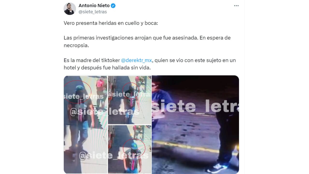 Buscan a sospechoso de la muerta de Verónica de la Rosa, madre del 'tiktoker' Derek Trejo.