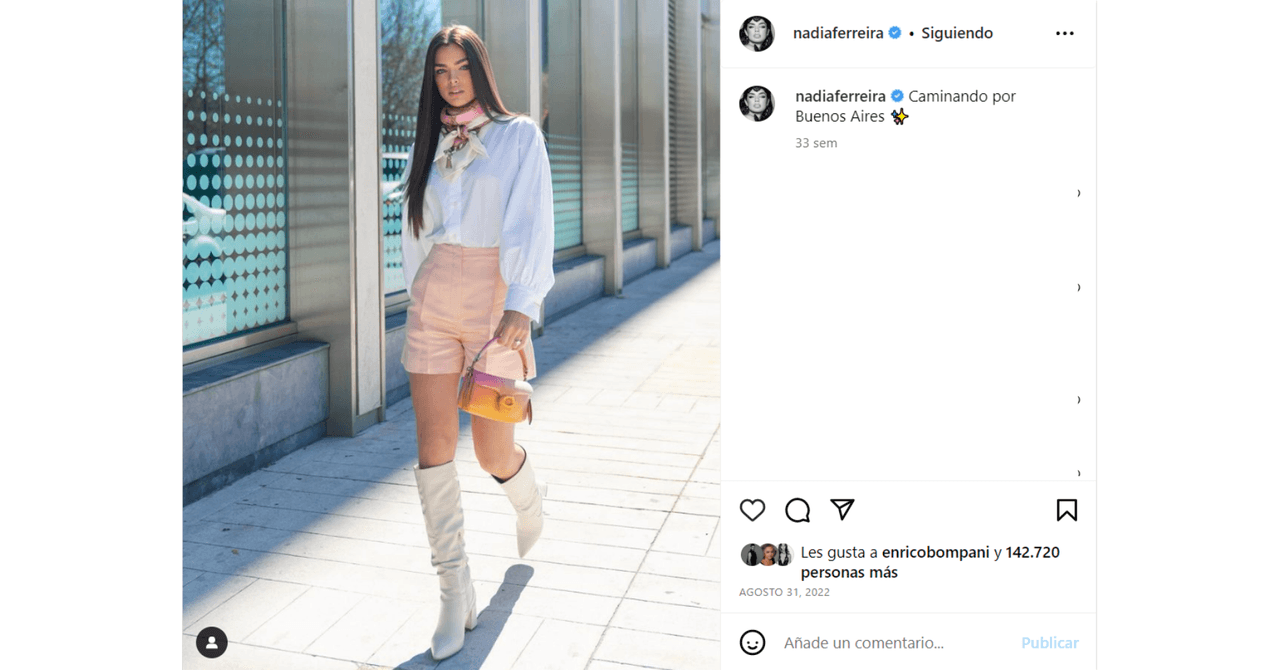 La colección de bolsos de Nadia Ferreira