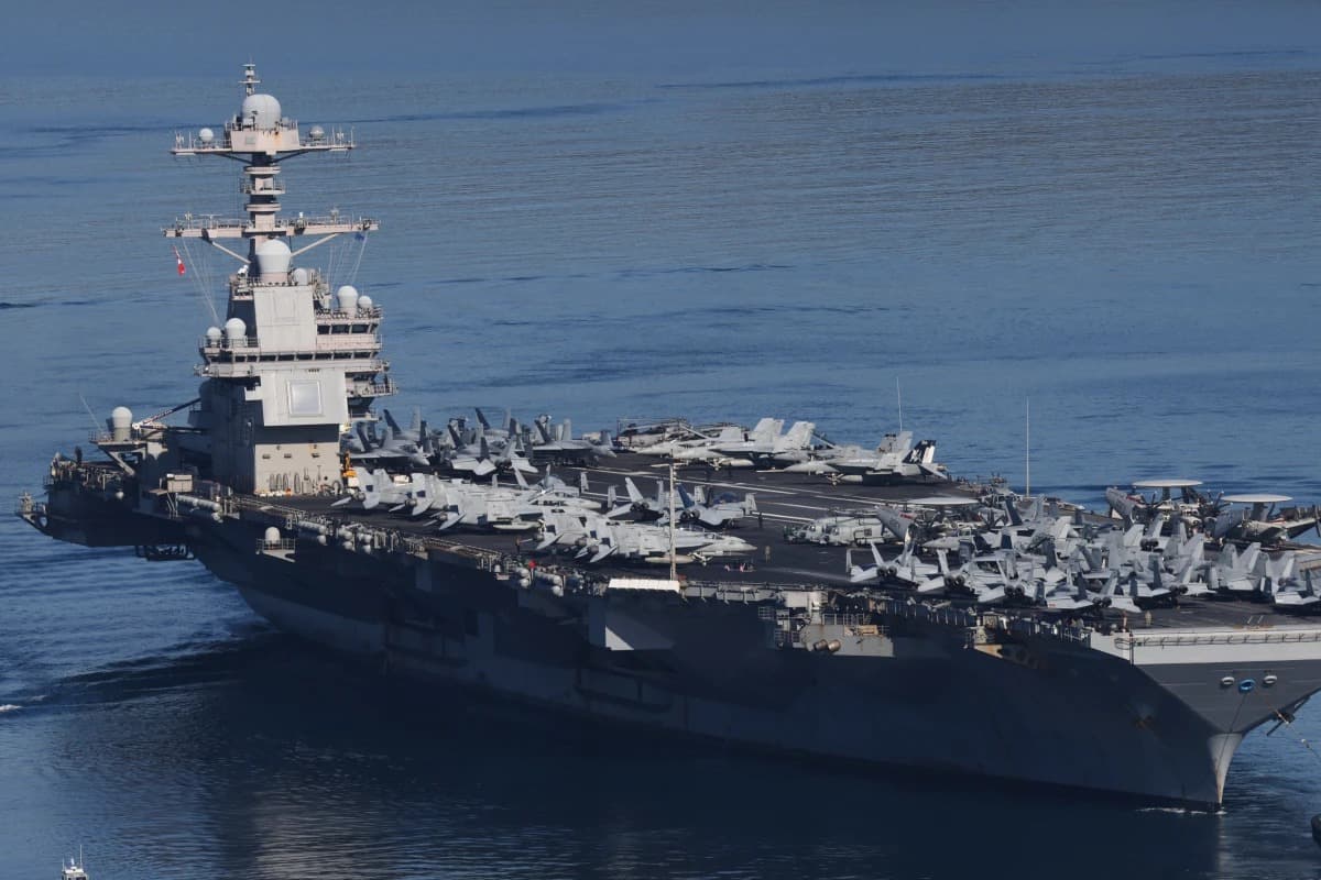 Fueron 326 días que el USS Ford pasó en el mar representan el mayor tiempo para un portaaviones en los últimos 50 años