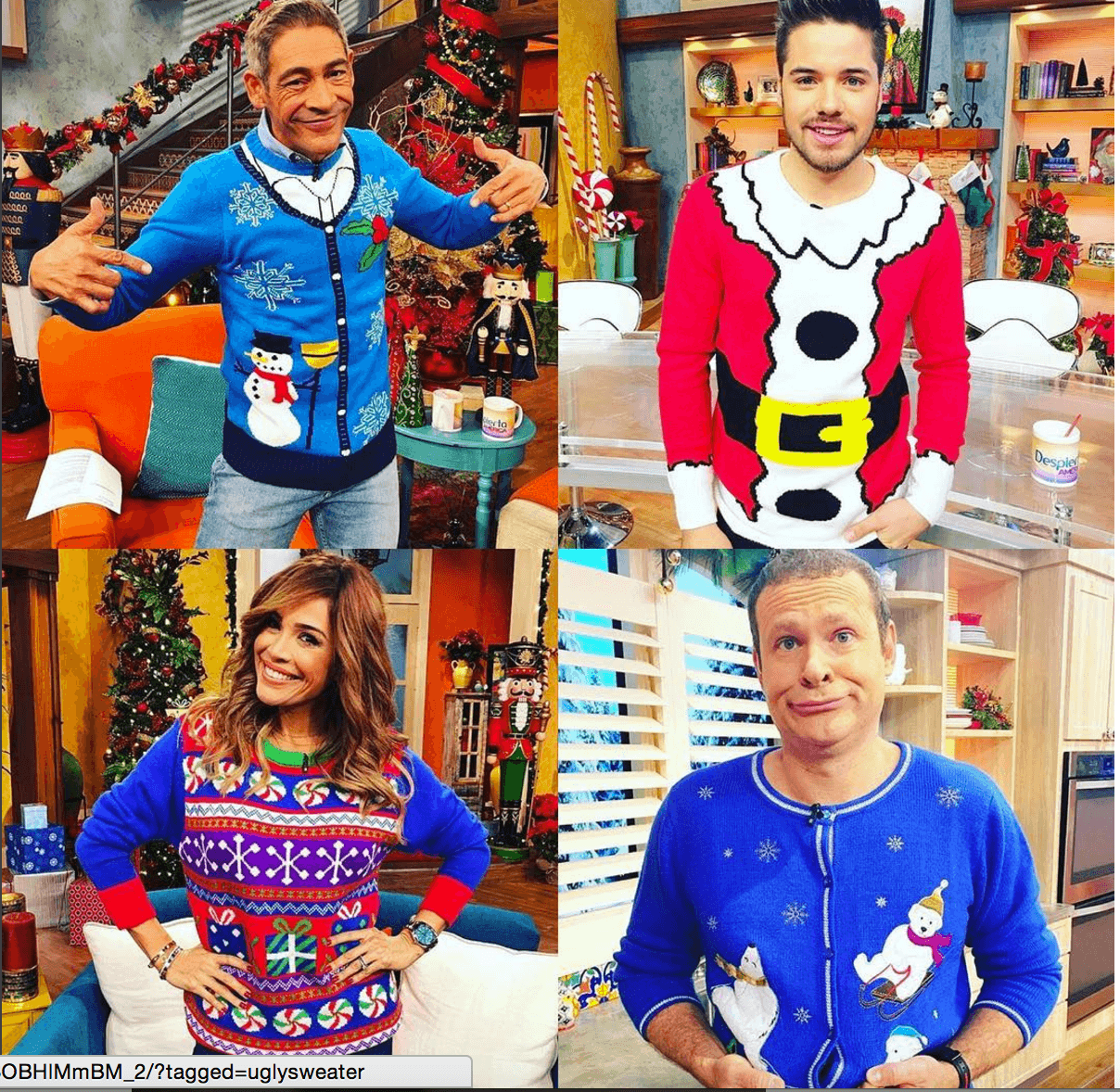 Los conductores de Despierta América también se unieron a la tradición .