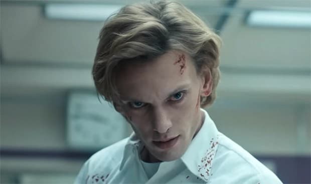 Jamie Campbell como 001 en 'Stranger Things'