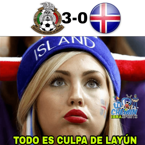 El triunfo de México contra Islandia fue la oportunidad para que, con el gol de Marco Fabián y el protagonismo de Miguel Layún, los usuarios se divirtieran y criticaran de nuevo en redes sociales.El triunfo de México contra Islandia fue la oportunidad para que, con el gol de Marco Fabián y el protagonismo de Miguel Layún, los usuarios se divirtieran y criticaran de nuevo en redes sociales.