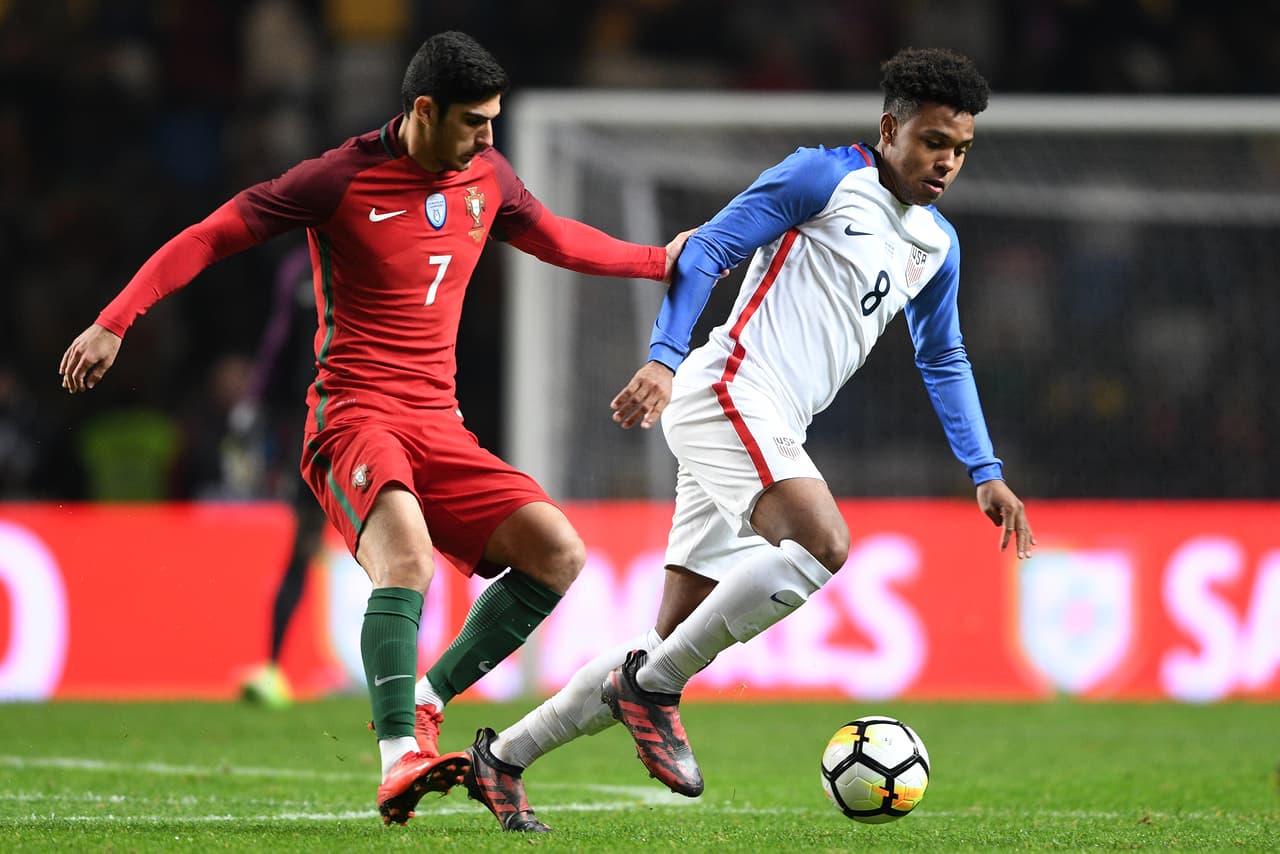 El c ombinado de las Barras y las Estrellas fue el que tomó la iniciativa ante una selección lusa que no contó con su gran figura, Cristiano Ronaldo.