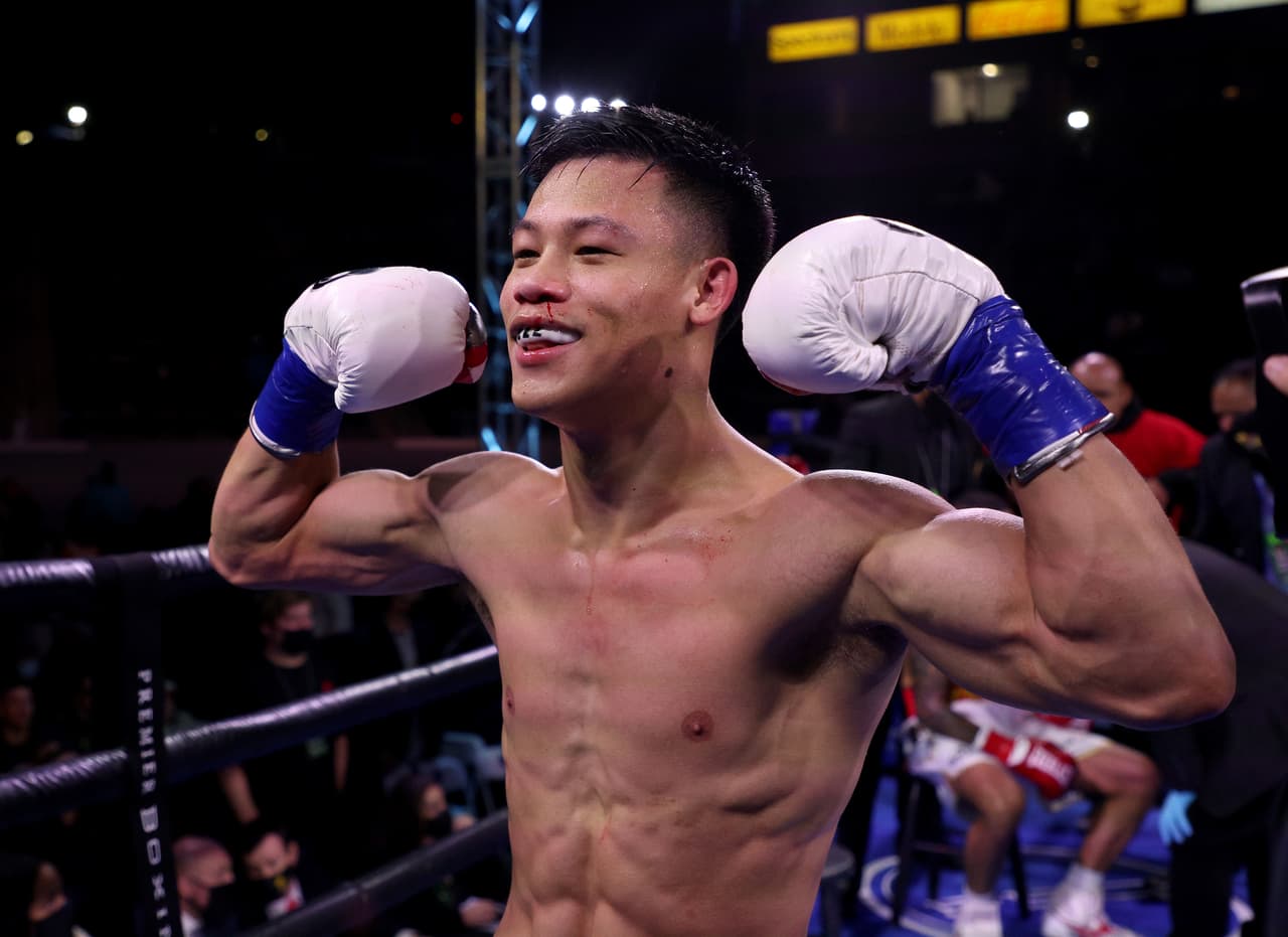 Prospecto de Año: Brandun Lee. El peleador de 22 años se anotó tres KO en 2021 para mantener su invicto y lucir como una de las grandes promesas en el boxeo.