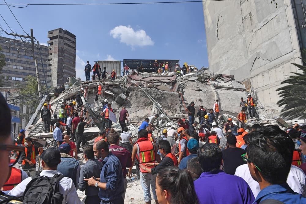 Solidaridad por terremoto en México 2017.