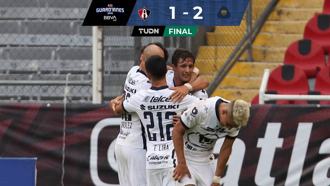 Dine-Gol y los Pumas vencen 1-2 a los Rojinegros del Atlas y lideran el torneo