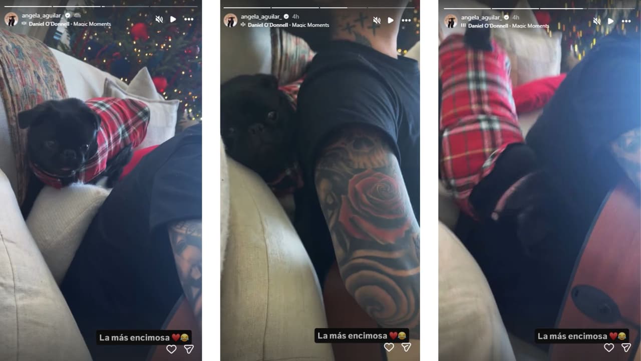 Nodal con la perrita "más encimosa".