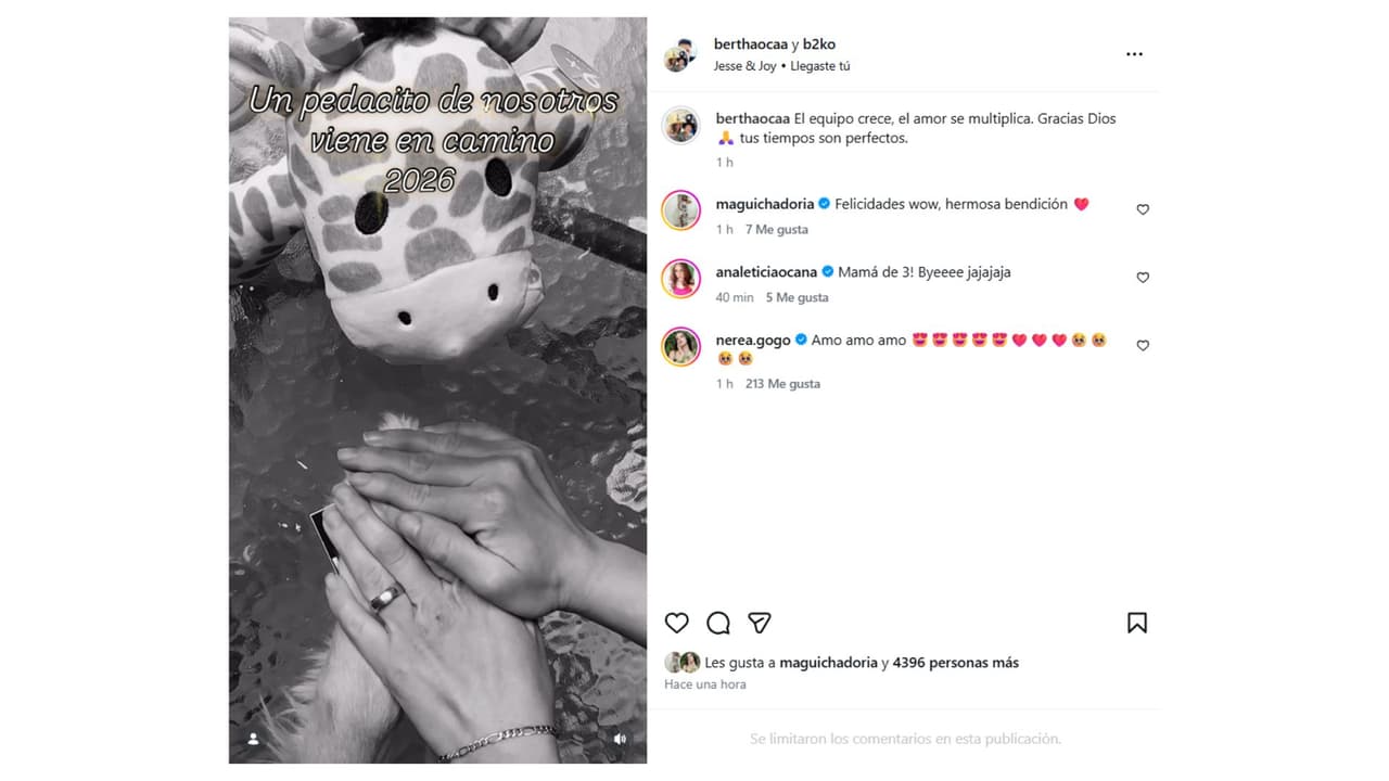 Así anunció su primer embarazo la hermana de Octavio Ocaña.