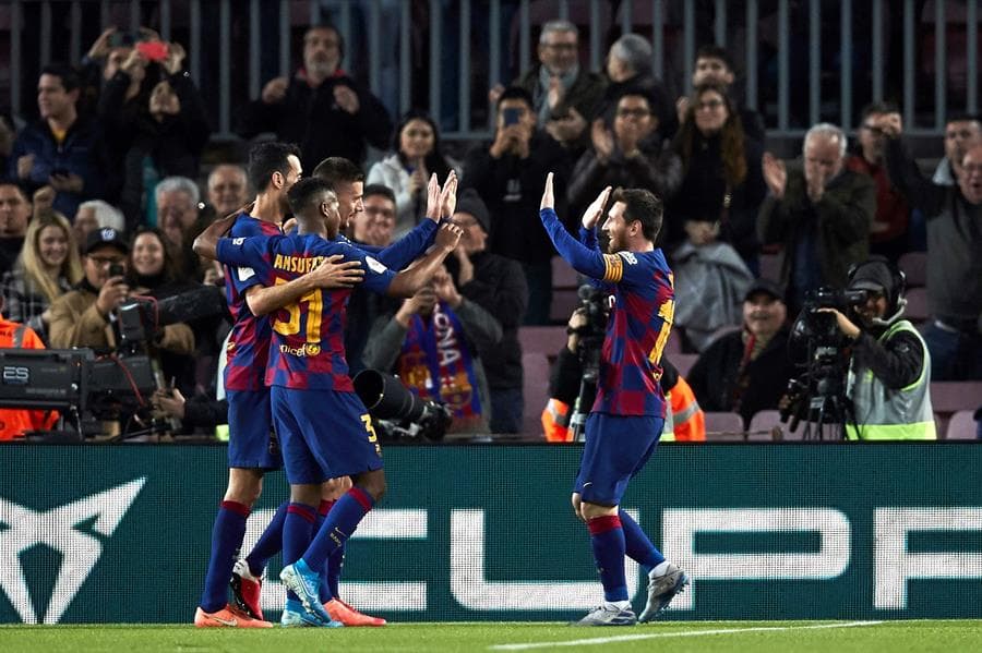 Con doblete de Lionel Messi, gol de Antoine Griezmann, Clément Lenglet y Arthur Melo, Barcelona golea en casa al Legnés y avanza en la Copa del Rey.