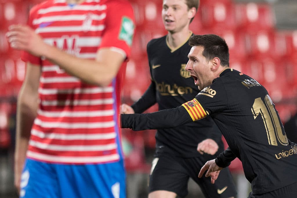 Barcelona apaleó al Granada de la mano de Messi y Griezmann | Los culés dieron un tremendo golpe de autoridad y se meten en la pelea por la cima de La Liga.