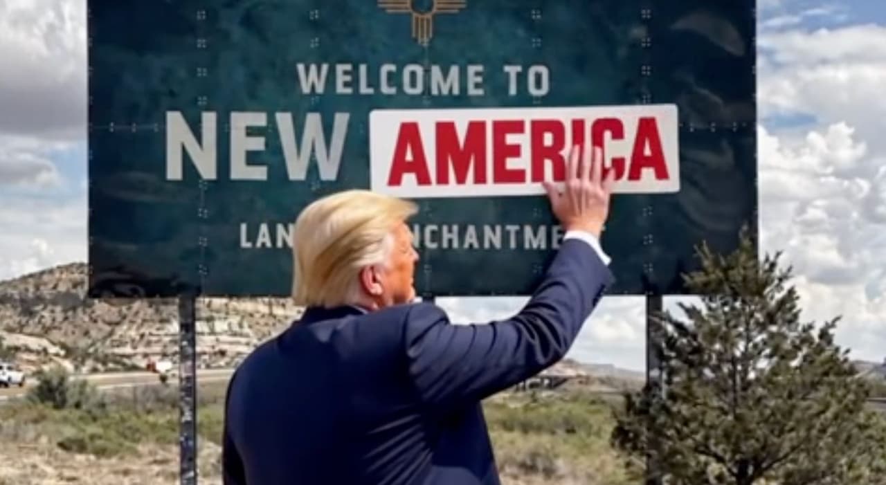 Trump sugiere rebautizar Nuevo México como “Nuevo America”