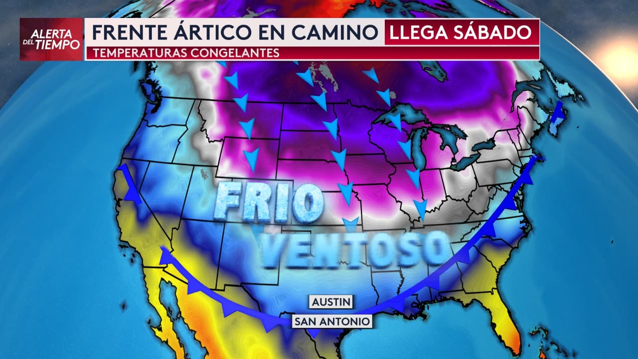 El sábado 18 de enero de 2025, una masa de aire ártico llegará a nuestra región del centro de Texas, trayendo temperaturas congelantes en la zona, con la baja posibilidad de nieve o mezcla invernal.