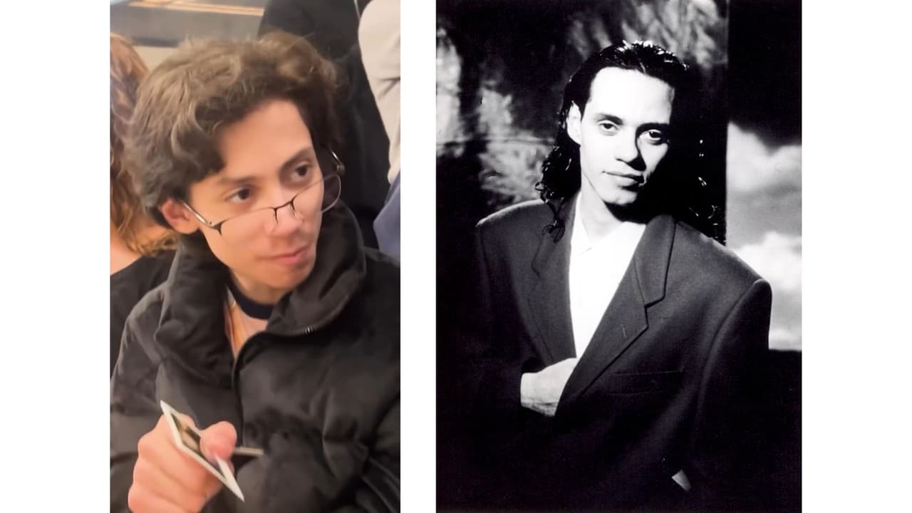 Max, hijo de JLo y Marc Anthony, se parece al salsero.