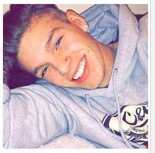 Imagen disfundida por la Policía Estatal de Indiana de la fotografía de una modelo utilizada por el sospechoso para engañar en redes sociales. Las autoridades dijeron que el modelo no es una persona de interés e la investigación.