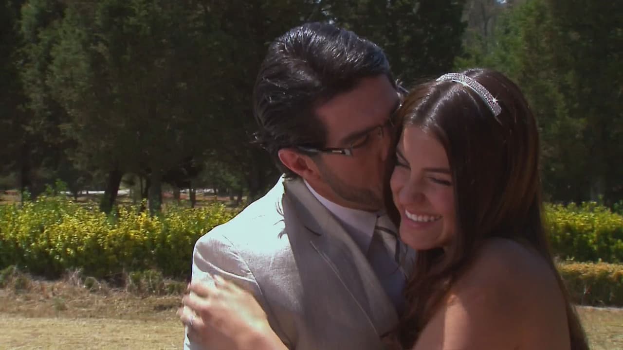 Los recién casados irradiaban felicidad.