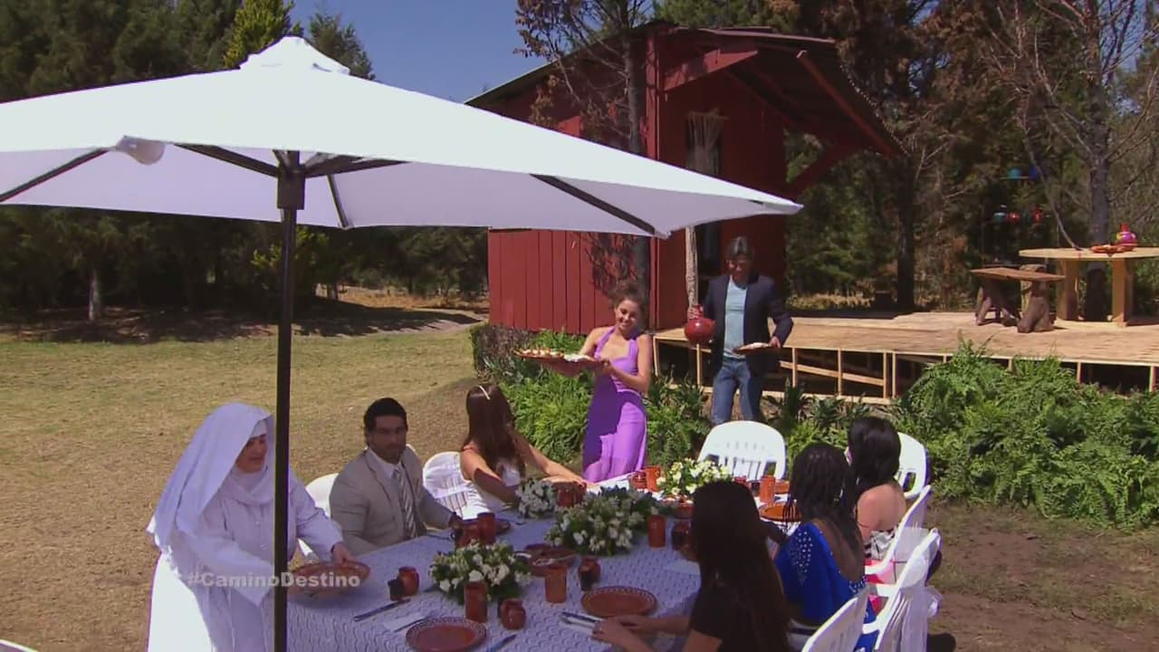 Organizaron una pequeña comida para celebrar su matrimonio.