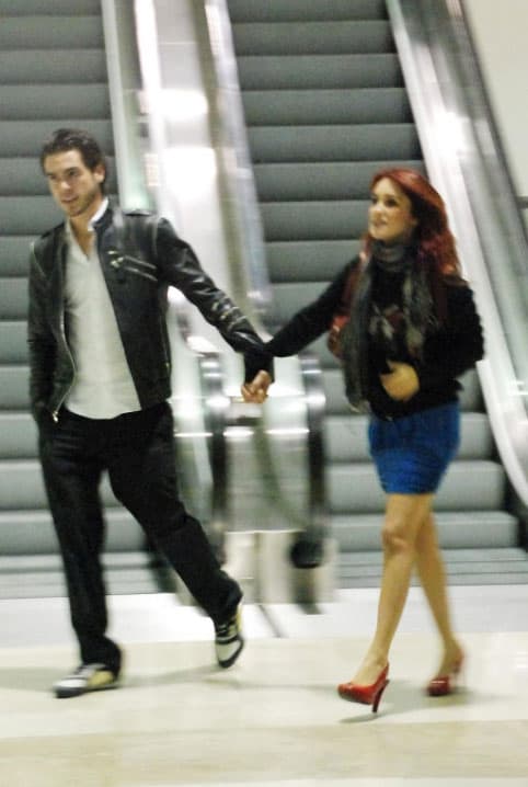 Los paparazzis los captaron en varias ocasiones muy cariñosos, sin embargo no funcionaron como pareja.