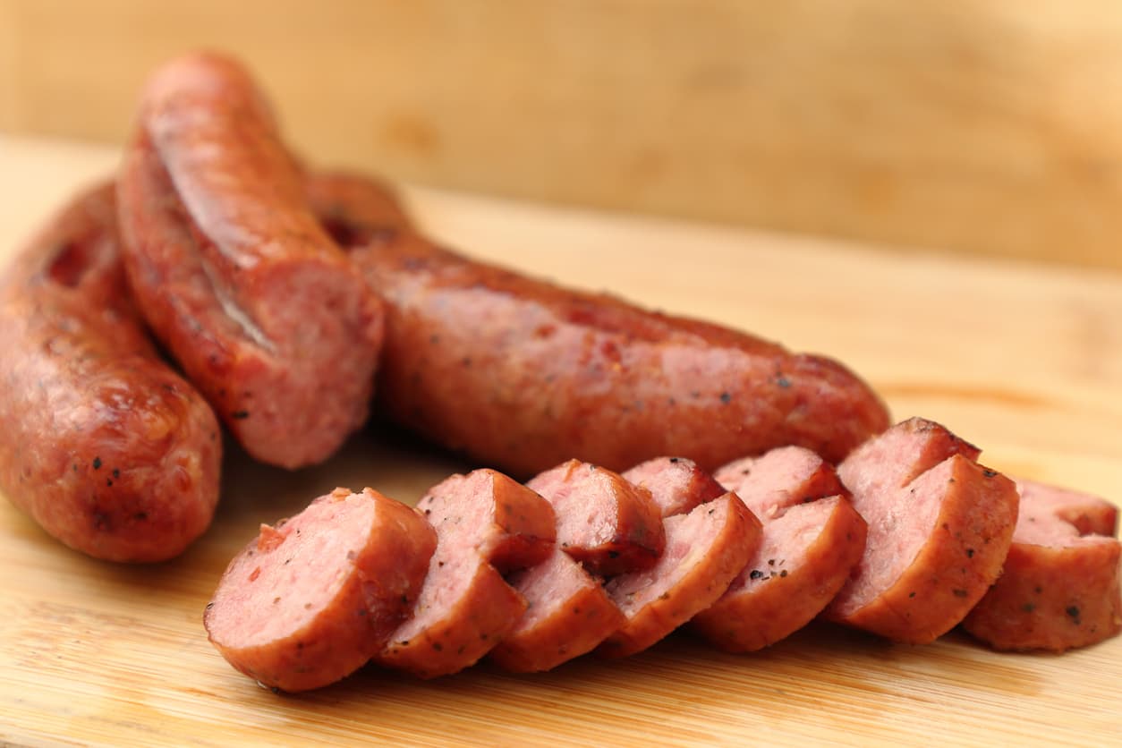 La dieta de Jasper también contenía chorizos y otras carnes procesadas.