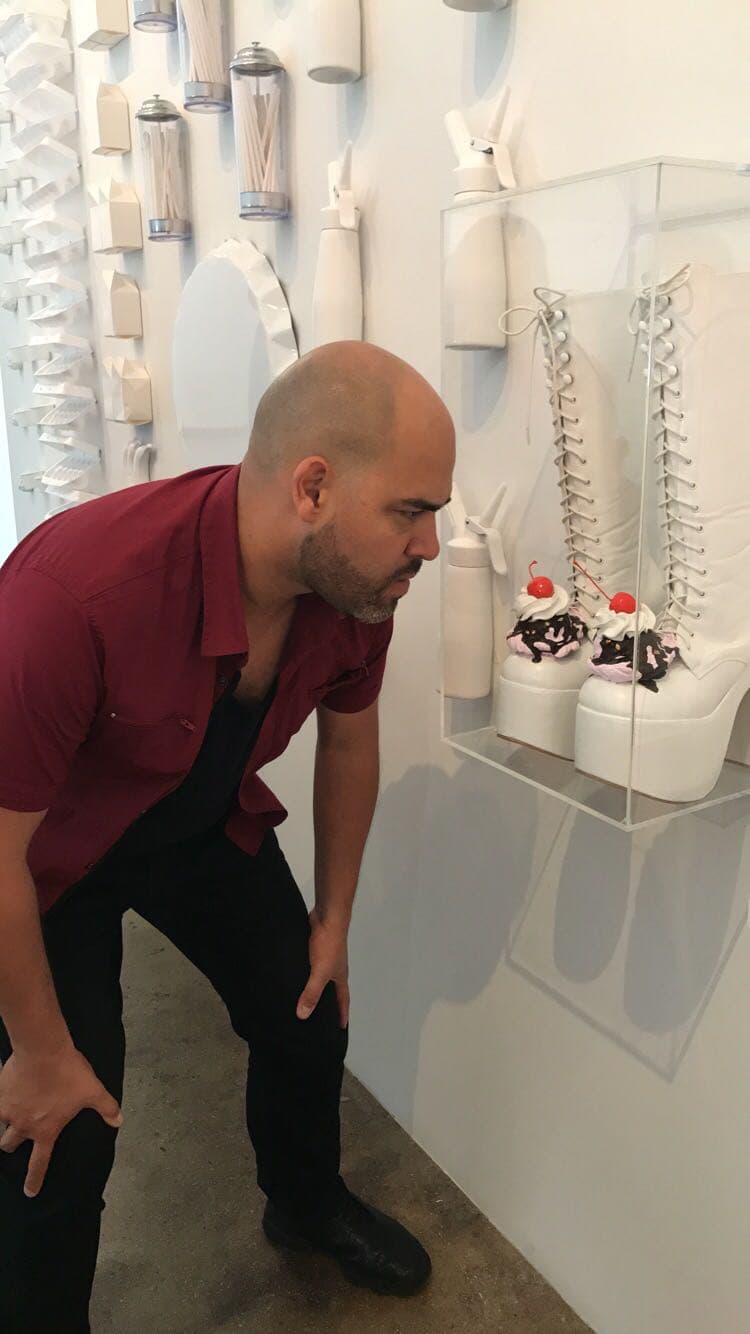 El locutor de 'El Bueno, La Mala y El Feo' estuvo en el museo más importante acerca de helados en el mundo.