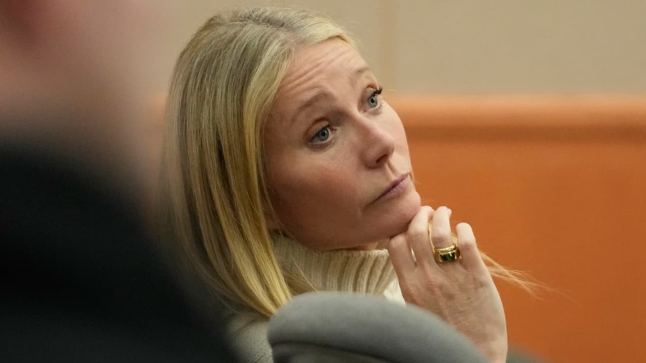 Gwyneth Paltrow durante el juicio en Utah.