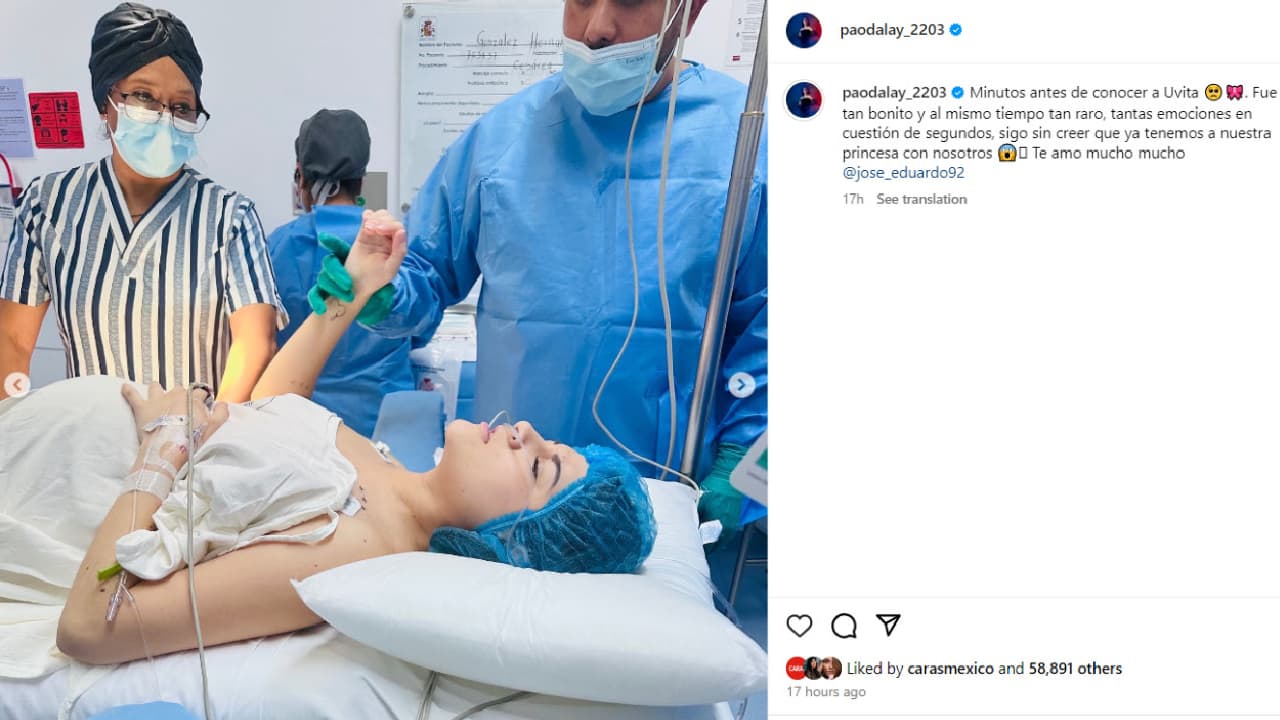 Paola Dalay en el quirófano.