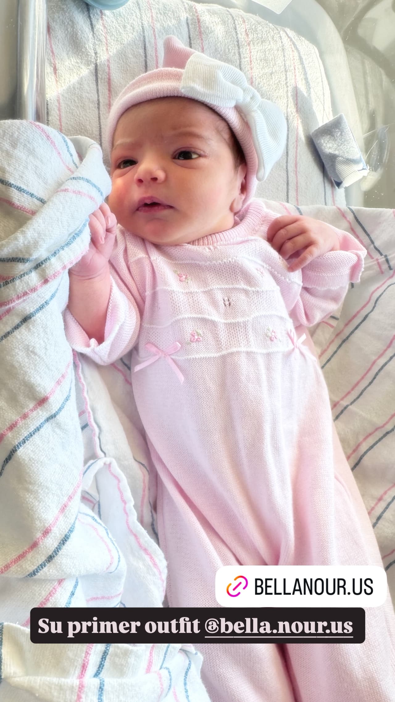 Camille, hija de Maity Interiano y Anuar Zidan.