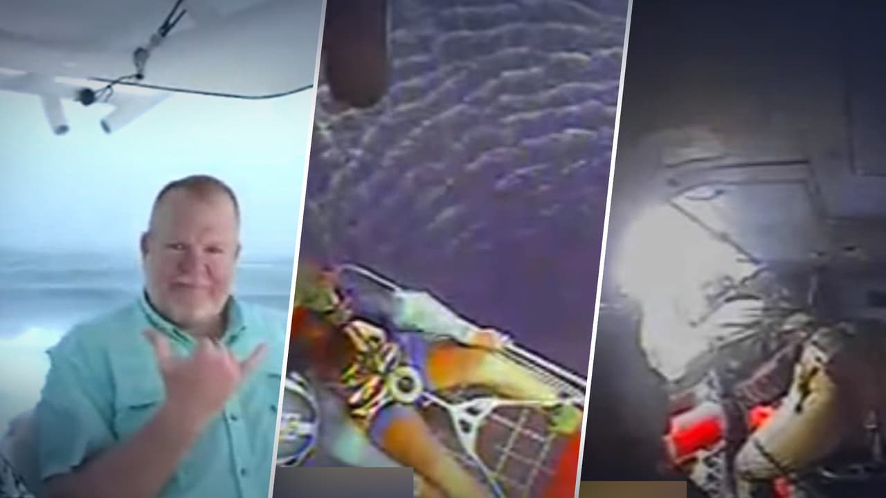 Una embarazada y seis personas más fueron rescatadas tras enfrentar los peligros de navegar durante una tormenta