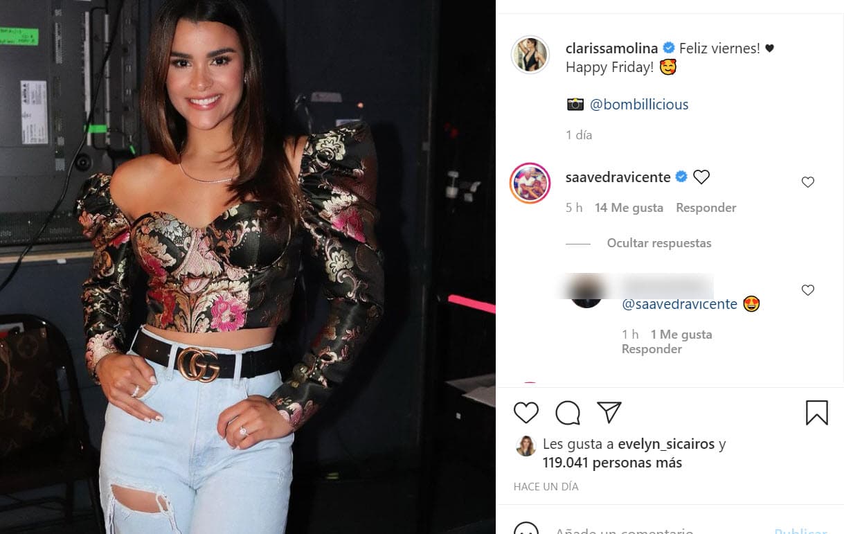 Clarissa Molina publicó esta foto el pasado viernes 10 de septiembre en la que
<b><a href="https://www.instagram.com/p/CTqK5JDsxy5/" target="_blank">mandó buenas vibras a sus seguidores. </a></b>
<br>