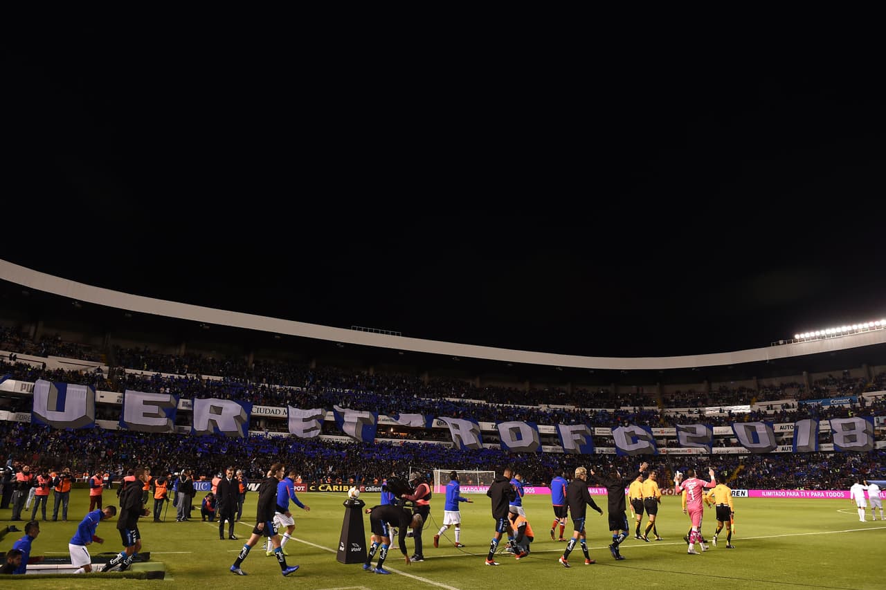 Con estadio repleto recibió Querétaro al Cruz Azul para el juego de Ida de los Cuartos de Final de la Liga MX. Este fue el comienzo de la Liguilla del Apertura 2018.