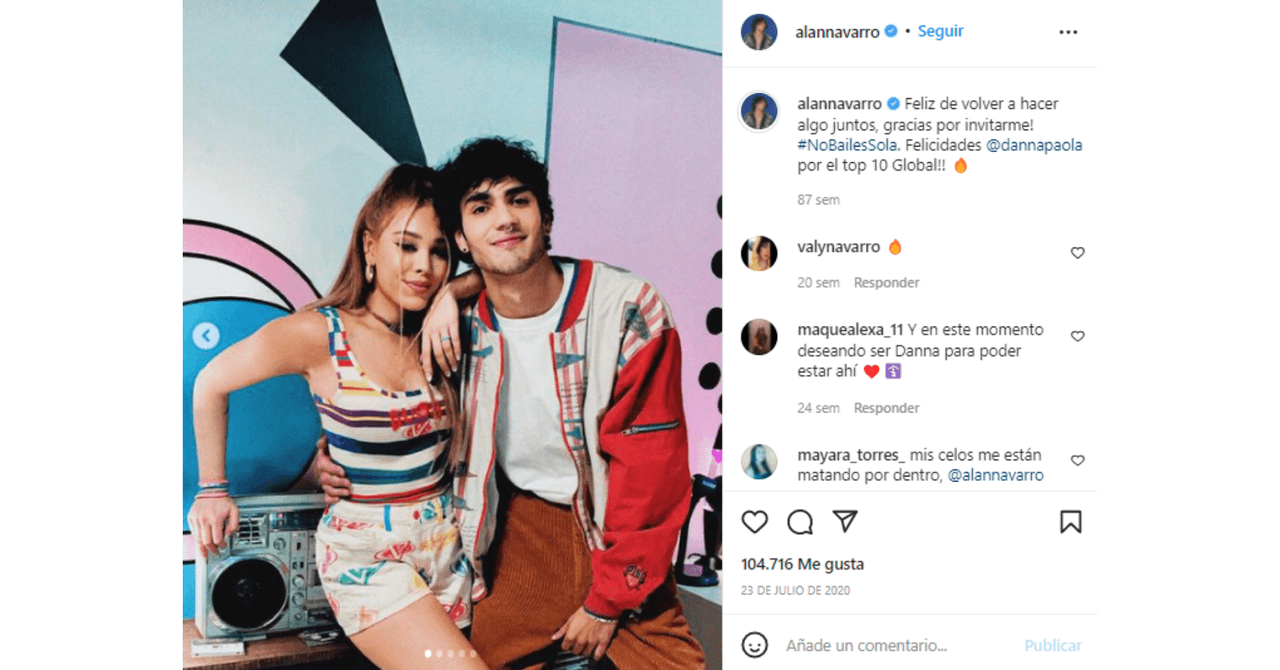 Alan Navarro y Danna Paola