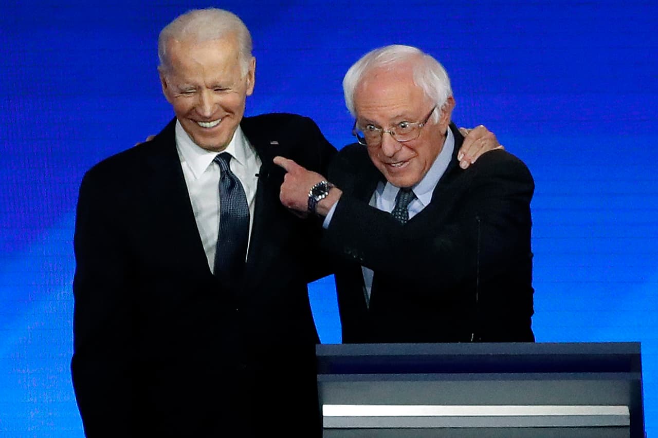 Sanders y Biden