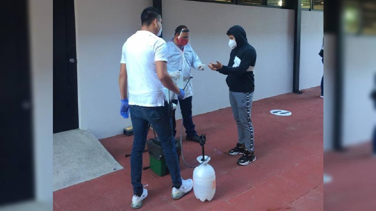 Realizaron pruebas para la detección del coronavirus a jugadores del primer equipo varonil, cuerpo técnico, staff y directiva.