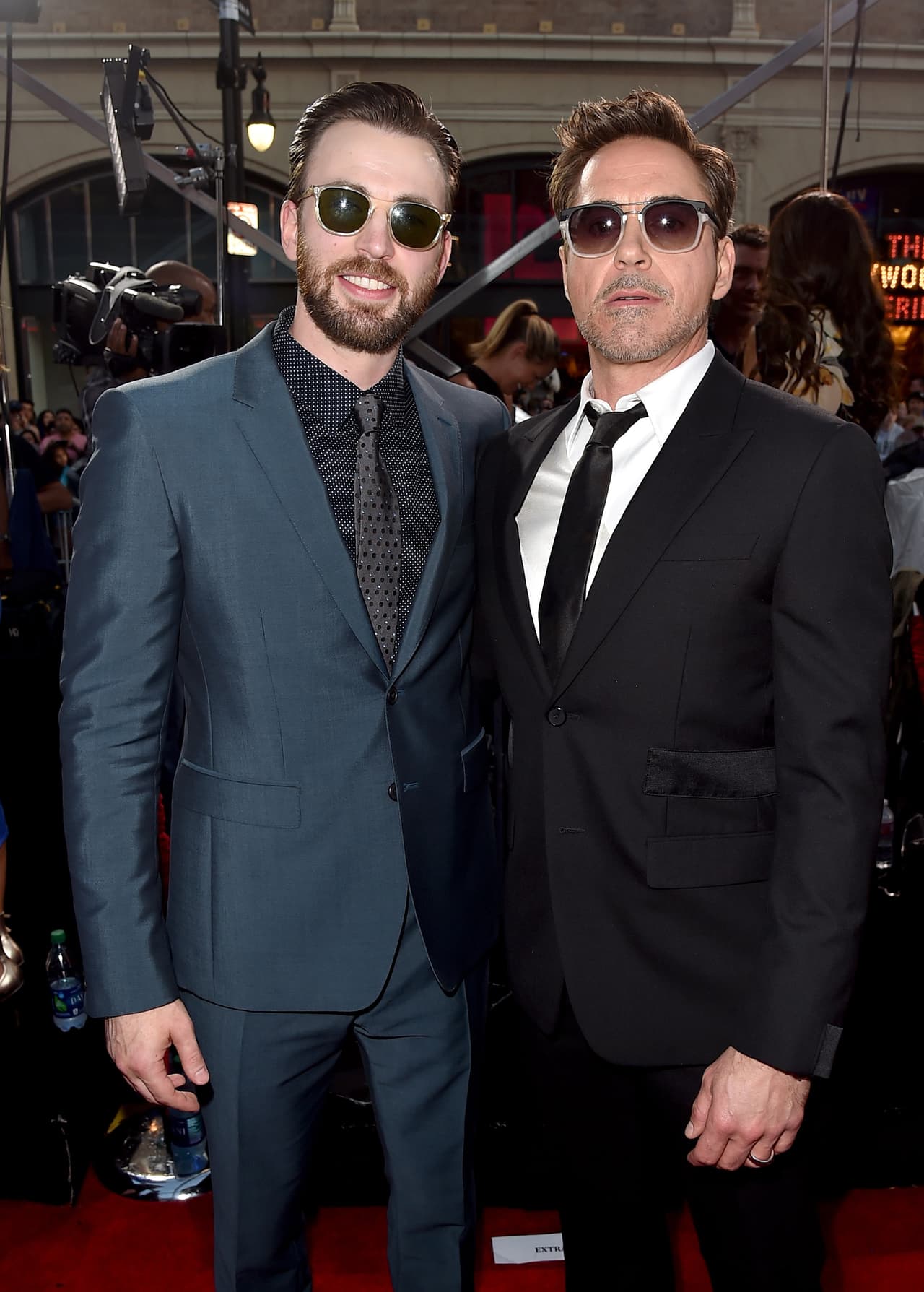 Chris y Robert, ahora enemigos en la pantalla grande.