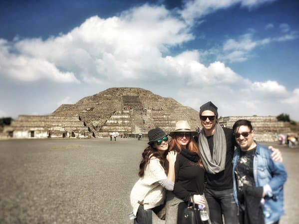 Así que para cerrar el año, decidieron visitar esta zona arqueológica mexicana.