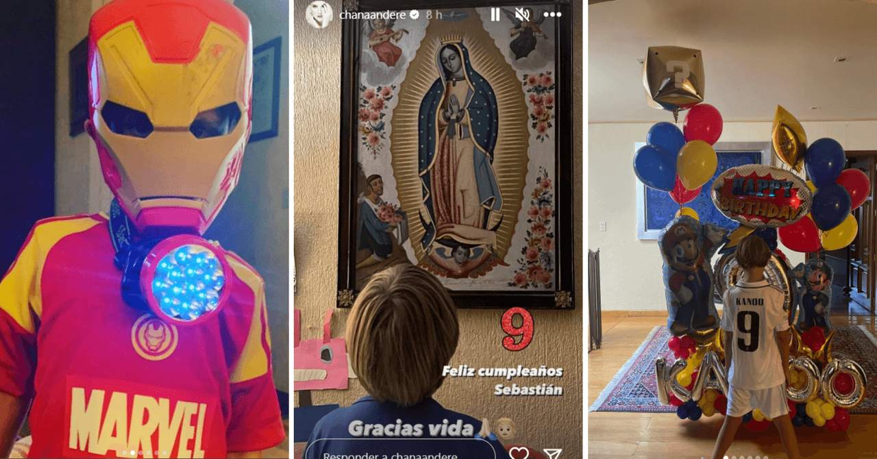 Chantal Andere evidenció lo grande que está su hijo