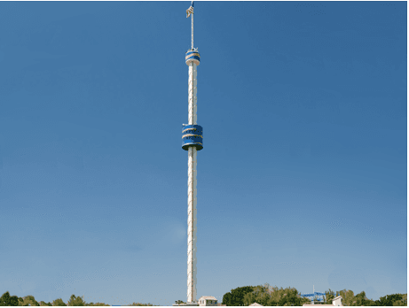 Rescatan a las personas que habían quedado atrapadas en la Sky Tower de SeaWorld