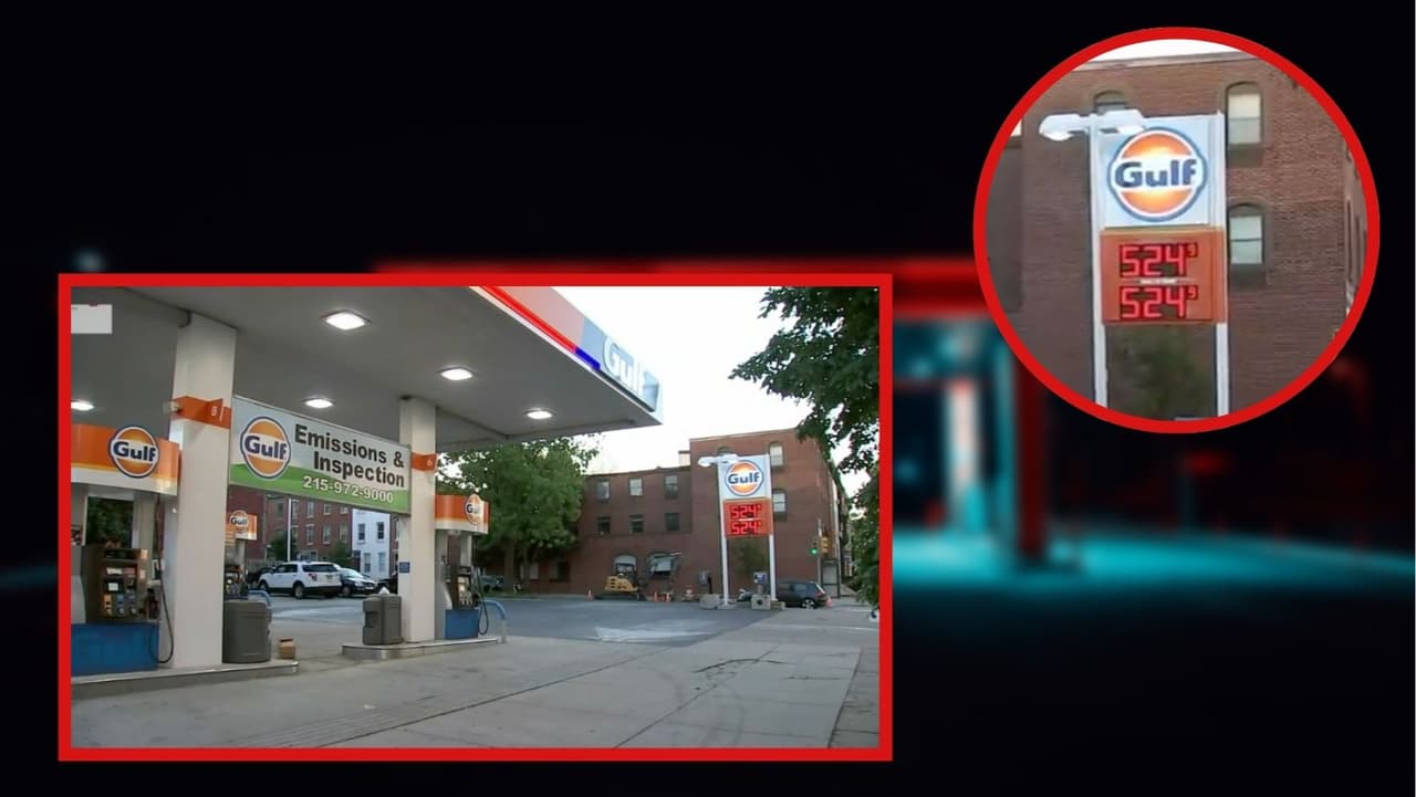 Otro récord: gasolinera fija precio en $5.24 por galón regular en Filadelfia