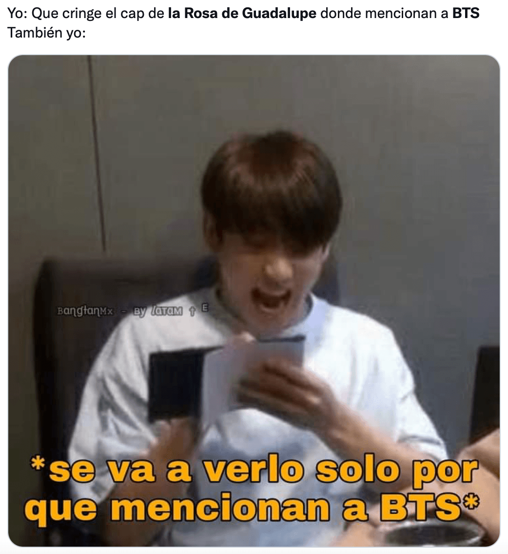 Así no les guste mucho la telenovela, cualquier sacrificio por ver a BTS vale la pena.