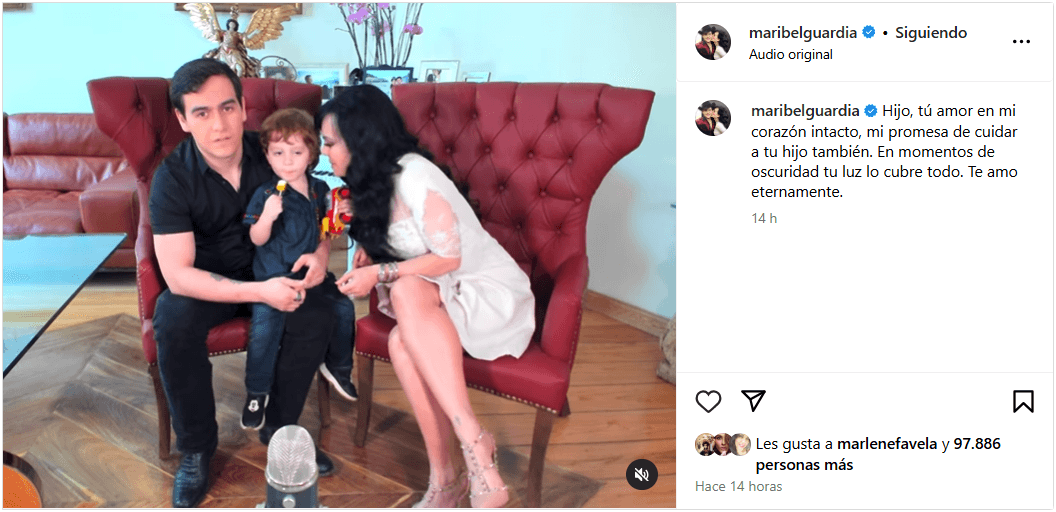 Maribel Guardia recordó la promesa sobre su nieto que le hizo a su difunto hijo, Julián Figueroa.