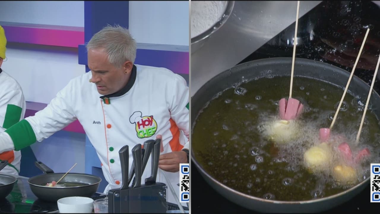 Así se preparan las banderillas de salchipulpos de Hoy soy el Chef 2026: receta completa
