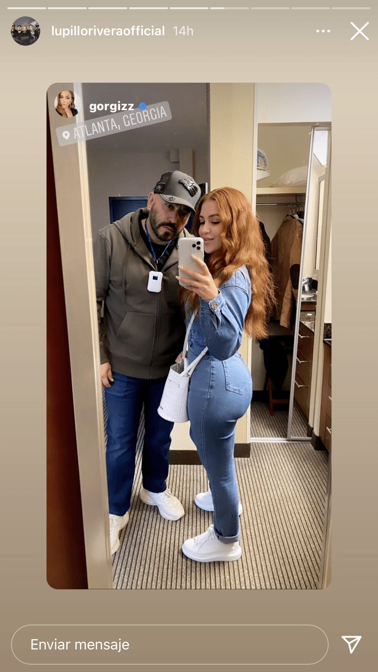 La pareja viajó este fin de semana de California a Atlanta, desde donde han compartido algunas imágenes.
<br>