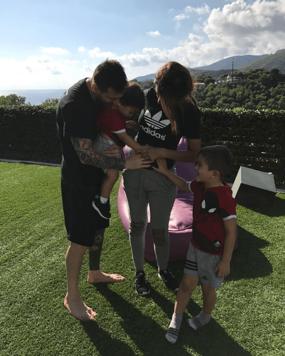 ¡Hat-Trick! Messi y Roccuzzo esperan su tercer hijo